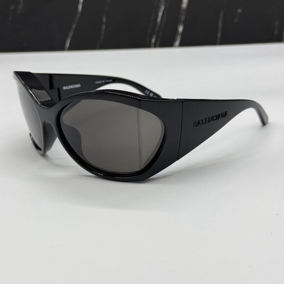 NEW BALENCIAGA BB0154S 001 OVESIZED UNISEX SUNGLASSES BALENCIAGA - Picture 5 of 10